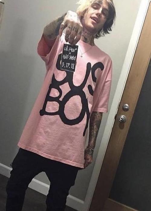 Lil Peep in an old picture uploaded on Instagram in 2018