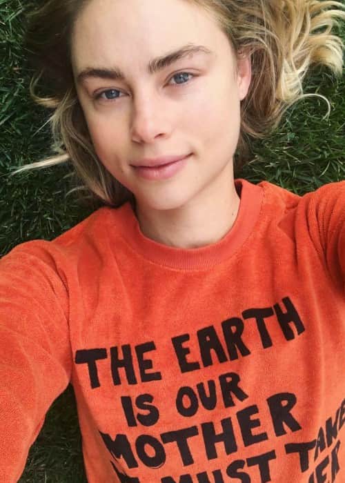 Lucy Fry in an Instagram selfie as seen in March 2018