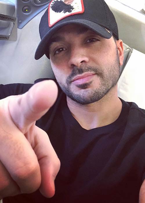 Luis Fonsi after giving performance in Rome in December 2017