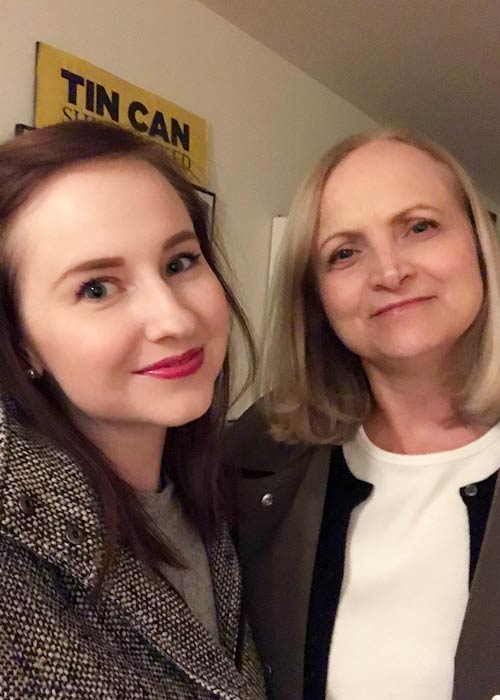 Mary Kate Wiles with her mom Marilyn Smith Wiles in January 2018