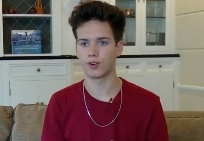Michael Conor in a still from an interview in June 2017