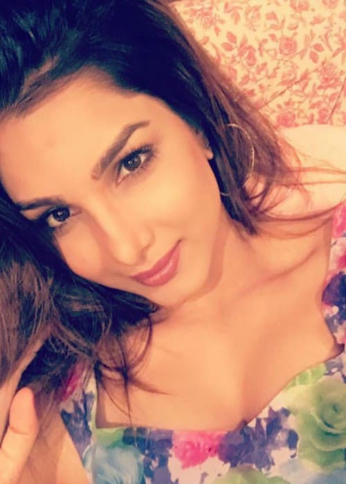 Monica Gill in a selfie in August 2017