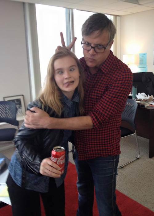 Morgan Jeanette Turner and director Todd Haynes while filming Wonderstruck in 2016