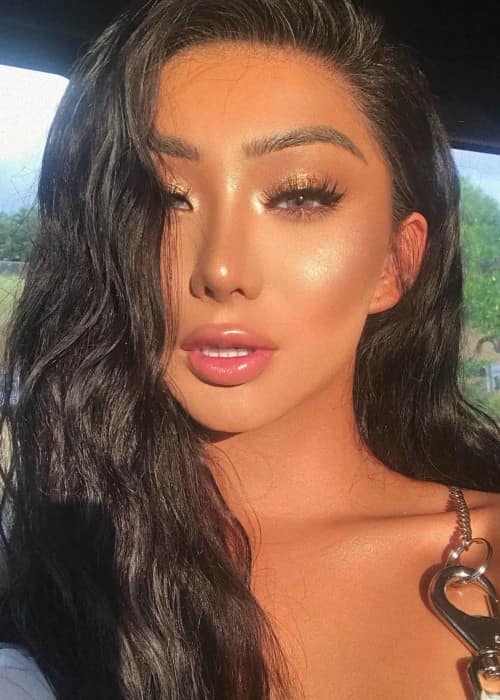 Nikita Dragun in a selfie in February 2018