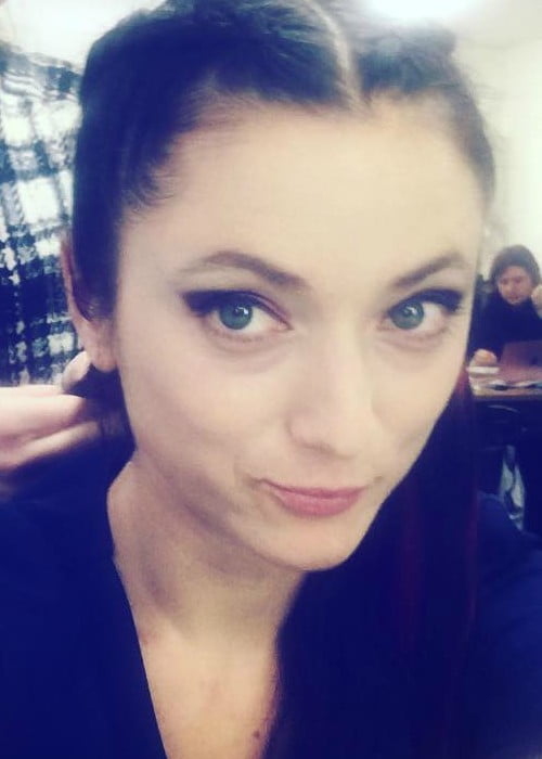 Olga Fedori in a selfie as seen in February 2018