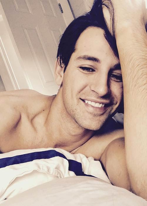 Ollie Locke in a carefree selfie in September 2017