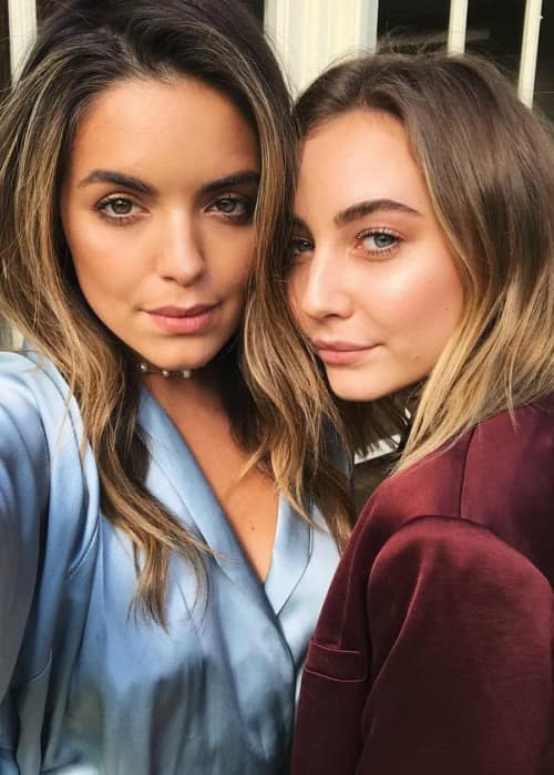 Olympia Valance (Left) and Mavournee Hazel in a selfie as seen in August 2017