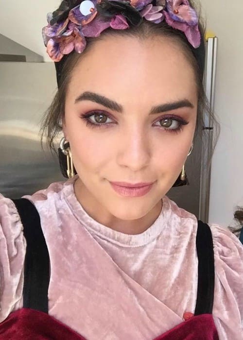 Olympia Valance in a selfie in October 2017