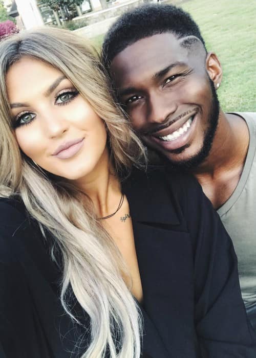 Paige Danielle and Curtis Green in a selfie in September 2017
