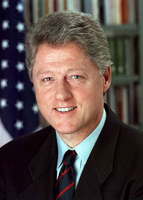 President Bill Clinton in an official White House picture in 1993