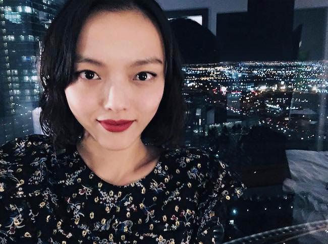 Rila Fukushima in an Instagram selfie in November 2017