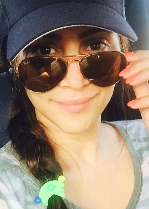 Rishina Kandhari in an Instagram selfie as seen in October 2017