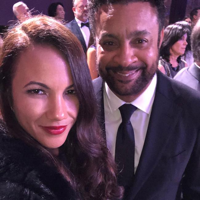 Shaggy during Pre-Grammy Party in January 2018 with Rebecca Packer