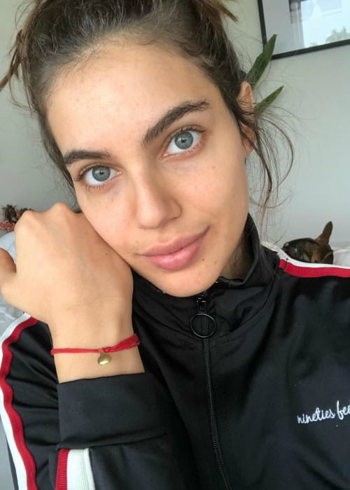 Shlomit Malka in an Instagram selfie as seen in January 2018