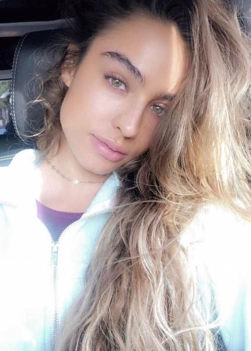 Sommer Ray in a selfie in January 2018