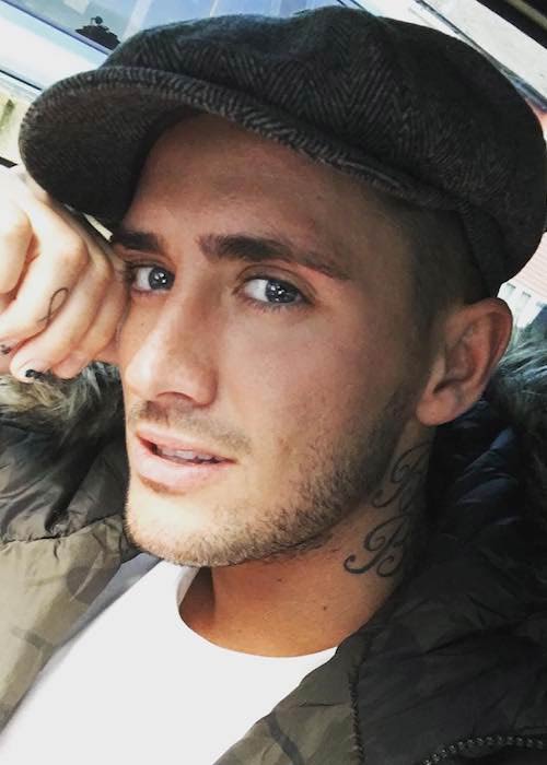 Stephen Bear in an Instagram selfie in April 2017