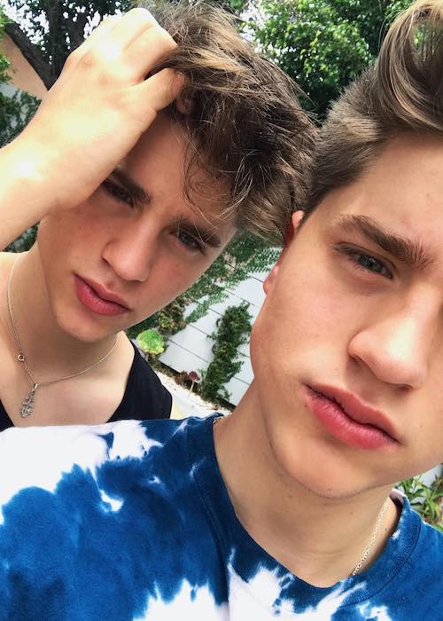 The Martinez twins Emilio Martinez and Ivan Martinez (Left) in June 2017