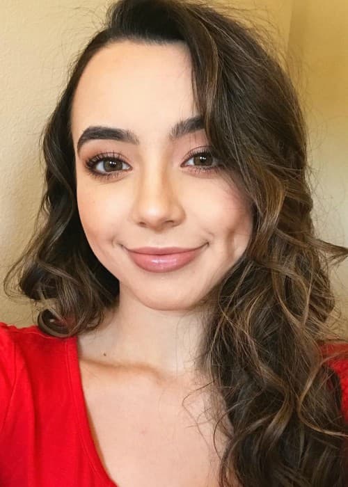 Veronica Merrell in an Instagram selfie in December 2017