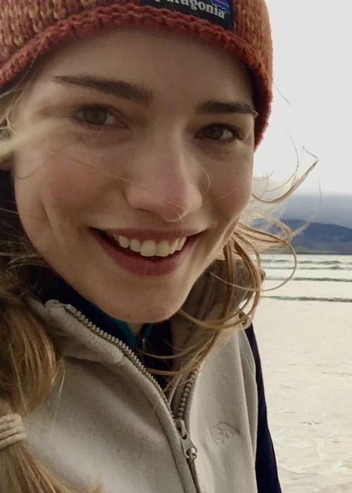 Willa Fitzgerald in a selfie in Donegal in September 2017