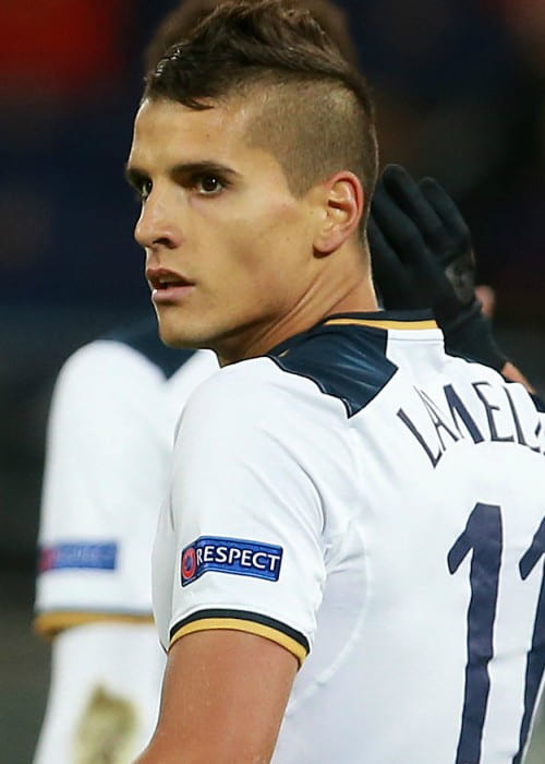 Érik Lamela during a match between CSKA Moscow and Tottenham in September 2016