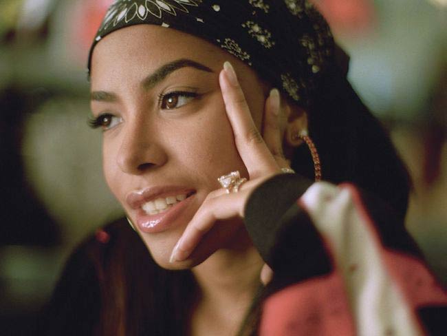Aaliyah during a visit to Berlin, Germany on May 14, 2000