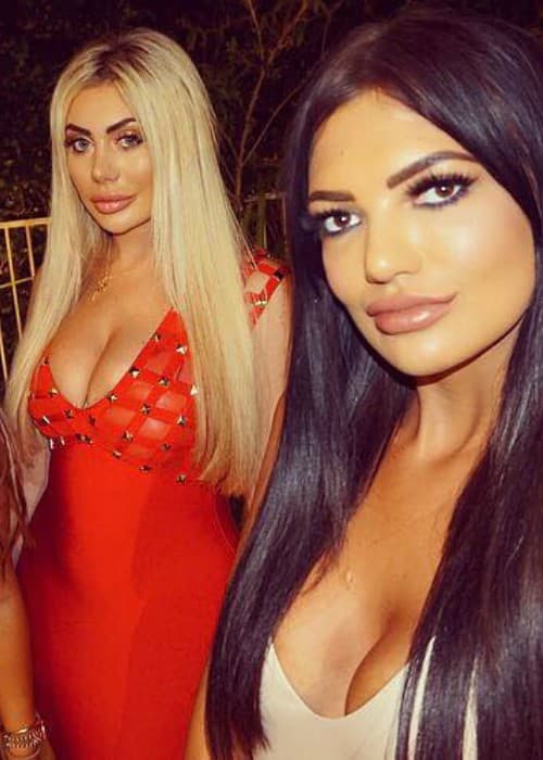 Abbie Holborn (Right) and Chloe Ferry in a selfie in March 2018