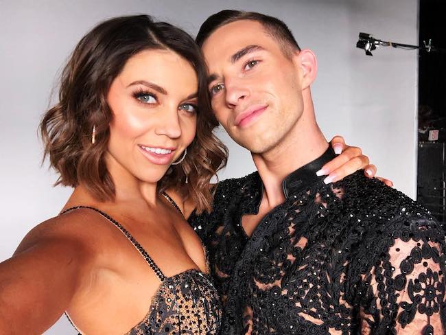 Adam Rippon and Jenna Johnson were partnered together on DWTS in 2018