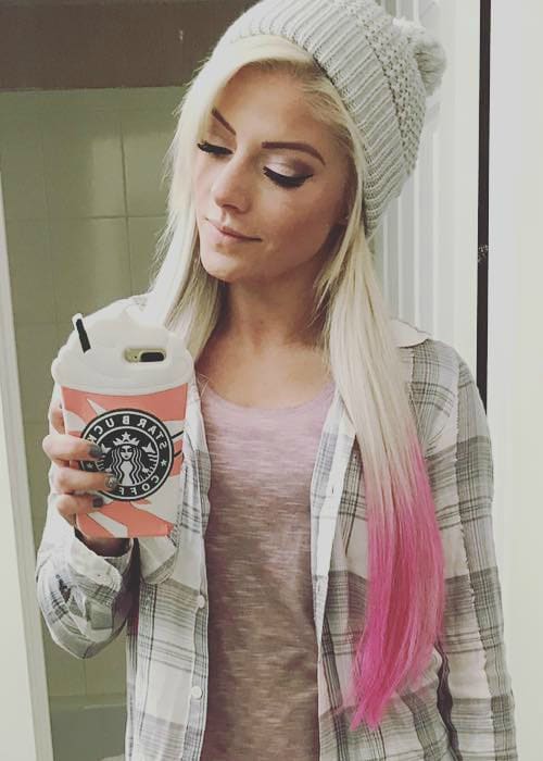 Alexa Bliss in a selfie in December 2017