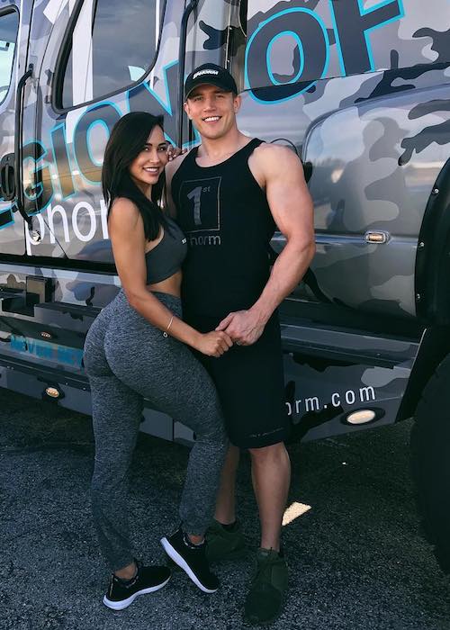 Ana Cheri with attractive, Husband Ben Moreland 