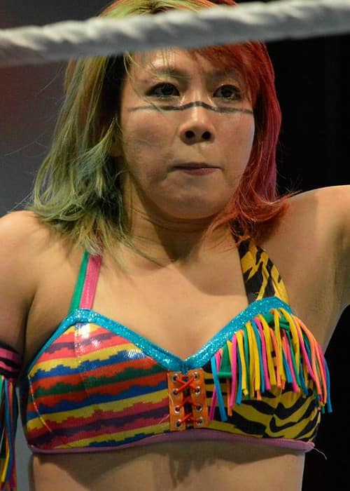 Asuka at the Arnold classic event in March 2016