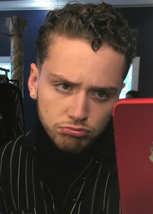 Bazzi in an Instagram selfie as seen in March 2018