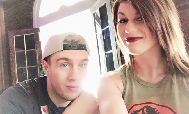 Bea Priestley and Will Ospreay in a selfie as seen in April 2018