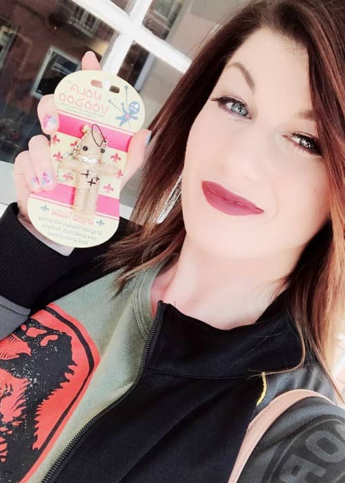 Bea Priestley in an Instagram selfie as seen in April 2018