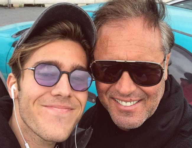 Benjamin Ingrosso (Left) and Emilio Ingrosso in a selfie in March 2018