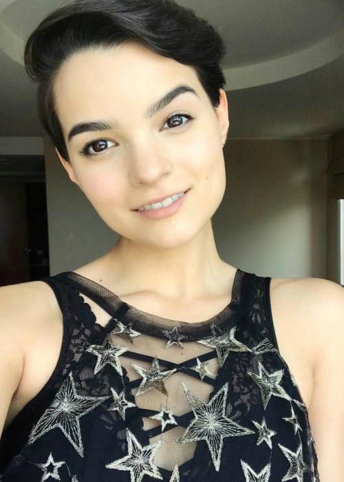 Brianna Hildebrand in an Instagram selfie as seen in December 2017