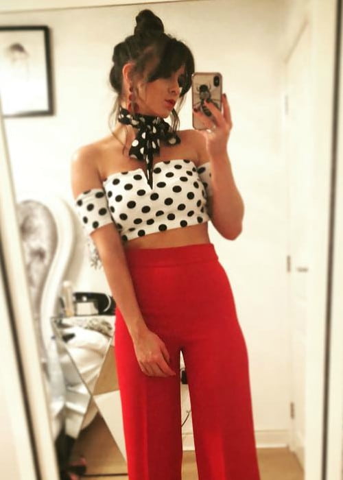 Brooke Vincent in a selfie as seen in April 2018