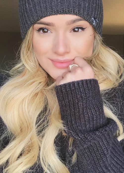 Chachi Gonzales in a selfie in February 2018