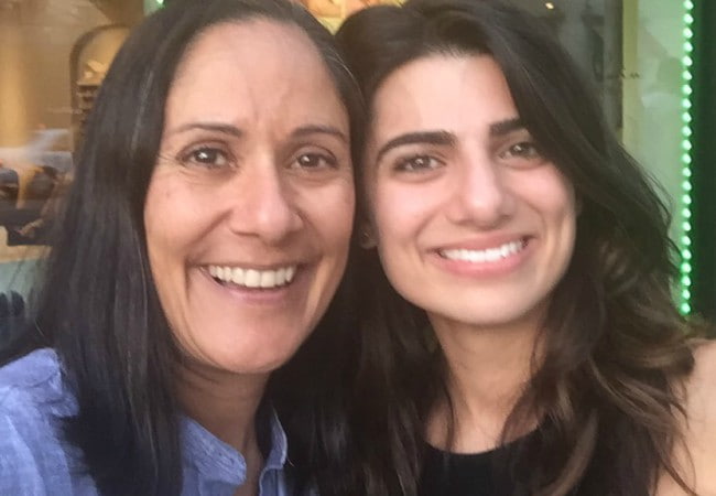 Claudia Doumit (Right) and Sakina Jaffrey in a selfie