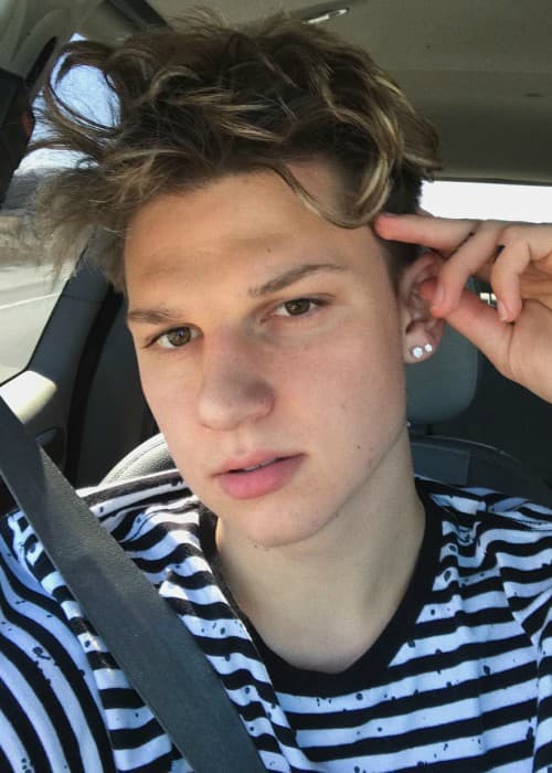 Conner Bobay in an Instagram selfie as seen in March 2018