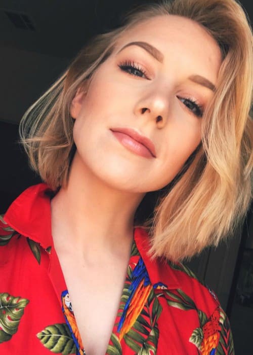 Courtney Miller in an Instagram selfie in January 2018