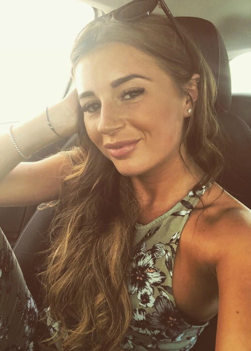 Dani Dyer as seen in April 2018