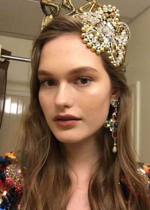 Dasha Maletina in a selfie as seen in October 2017