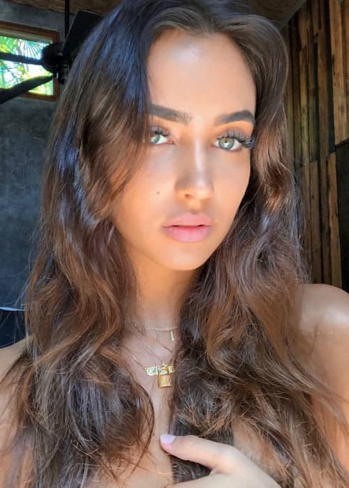 Elisha Herbert in a selfie in February 2018