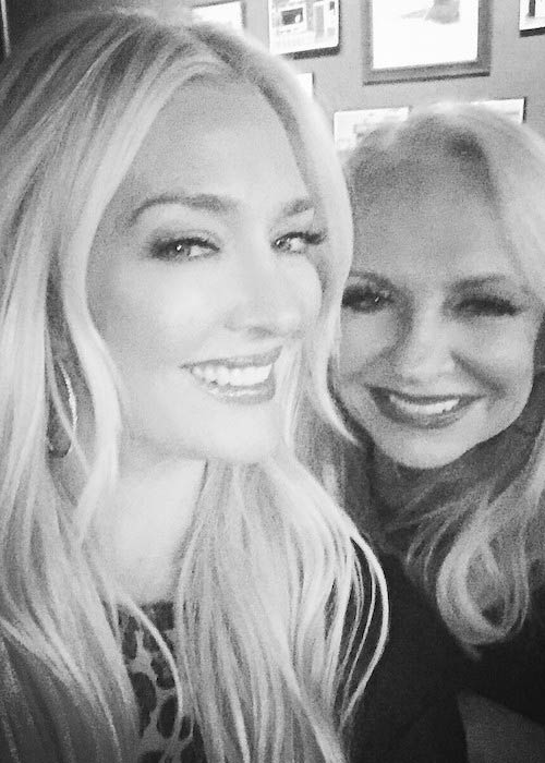 Erika Jayne in an Instagram pic with her mom in May 2017