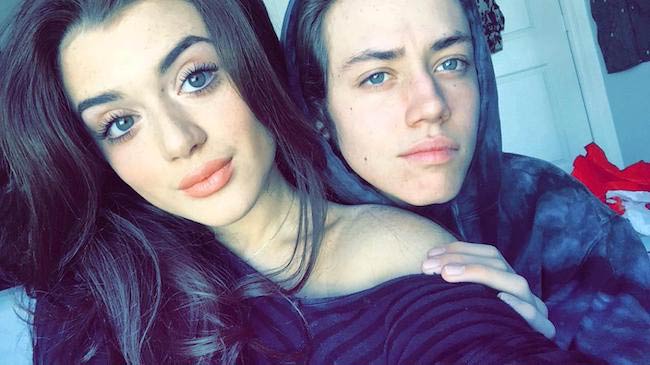 Ethan Cutkosky and Brielle Barbusca as seen in 2016