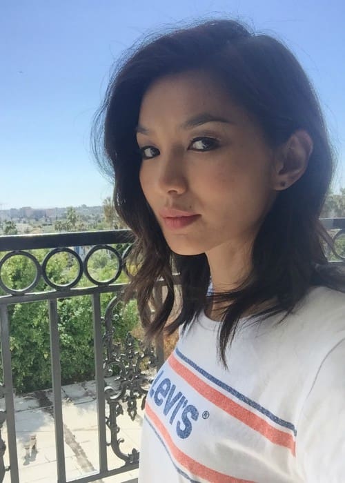 Gemma Chan in a selfie as seen in March 2018