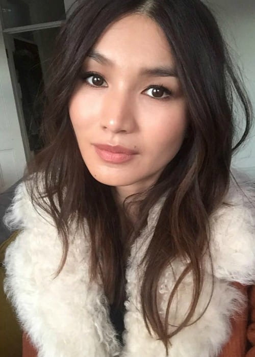 Gemma Chan in a selfie in November 2017