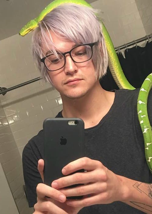 Ghastly in an Instagram selfie as seen in December 2017