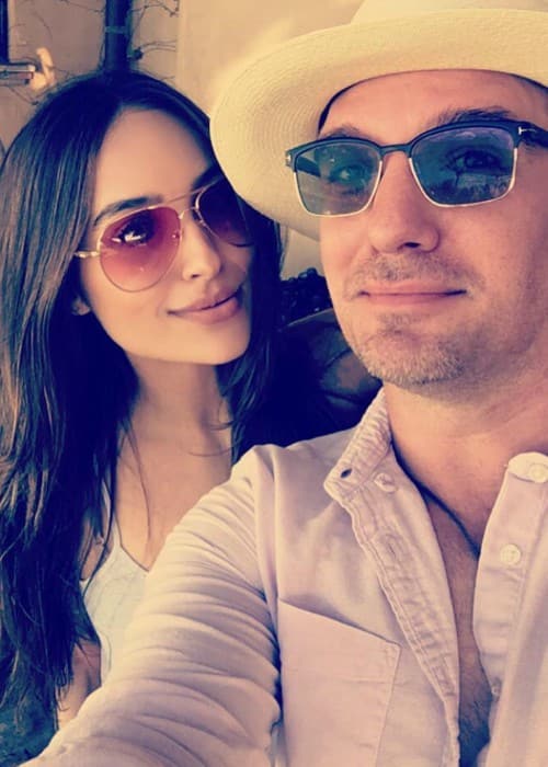 JC Chasez and Allie Cohen in a selfie in August 2016