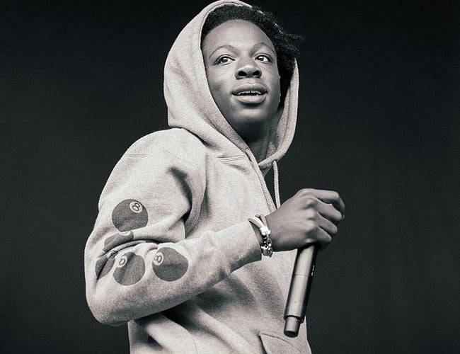 Joey Badass performing at Hovefestivalen in July 2013
